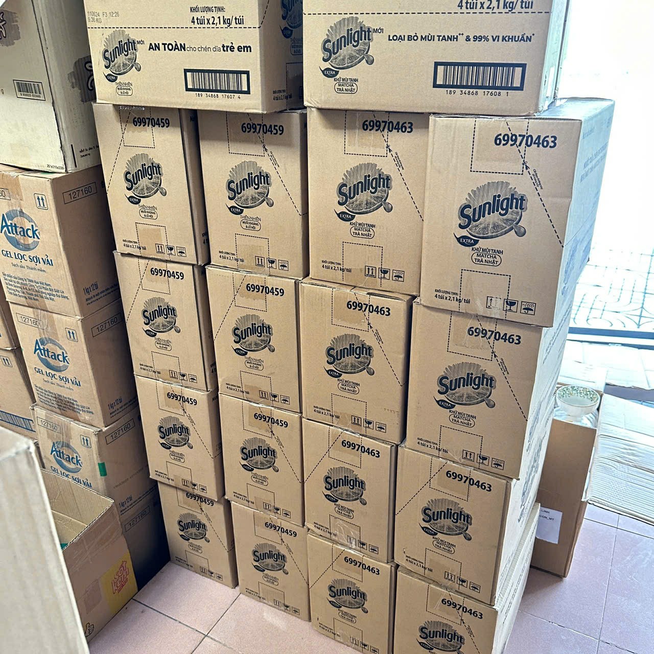 NƯỚC RỬA CHÉN SUNLIGHT VÀNG / XANH / TRẮNG