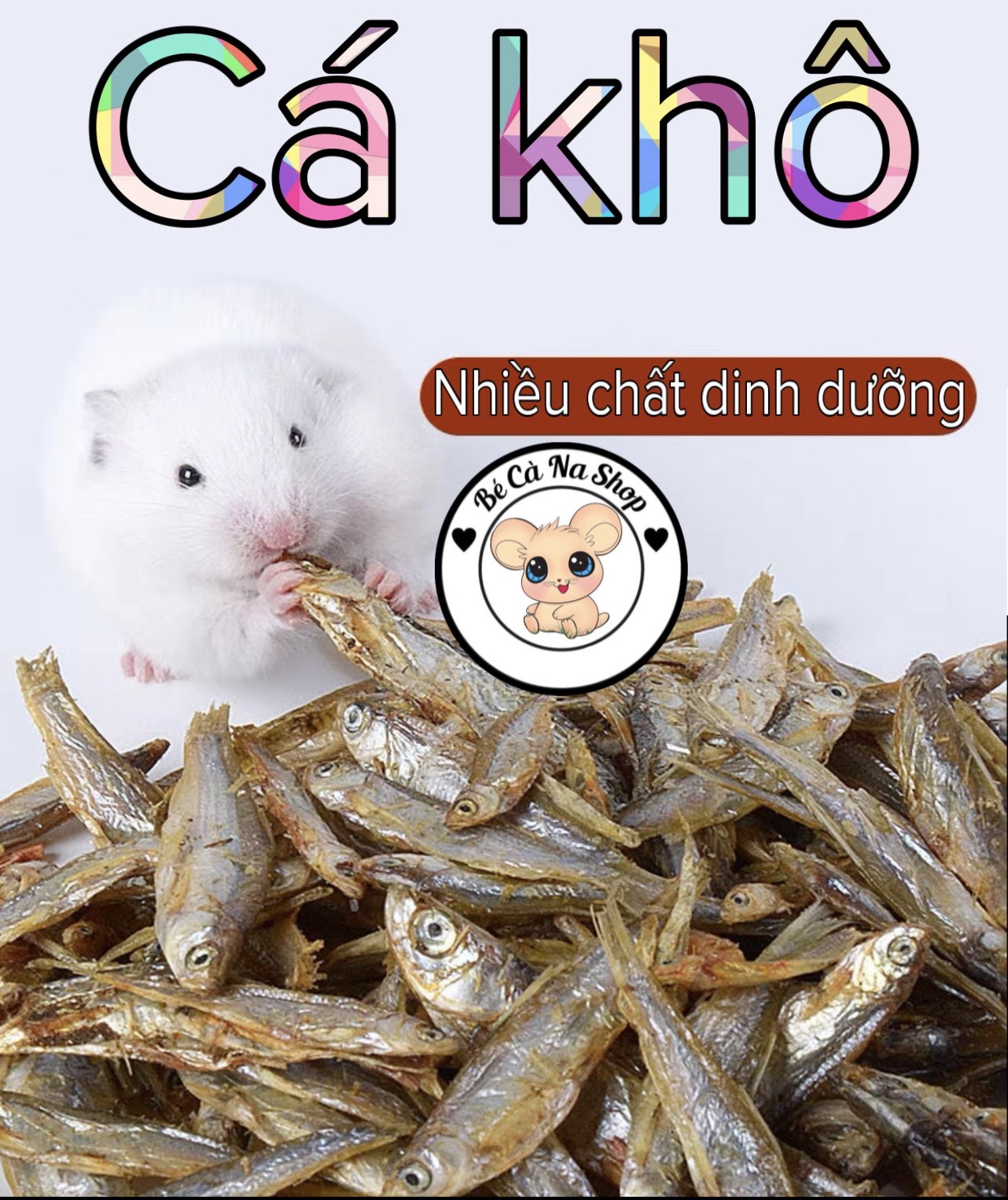Cá sấy cho hamster . (bé cà na) Thức ăn cho hamster , thỏ , bọ ,sóc ...