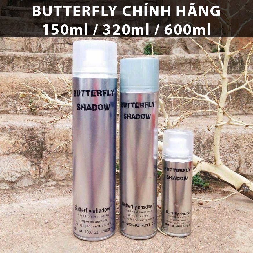 Gôm Xịt Tóc Butterfly 150ml/ 320ml/ 600ml