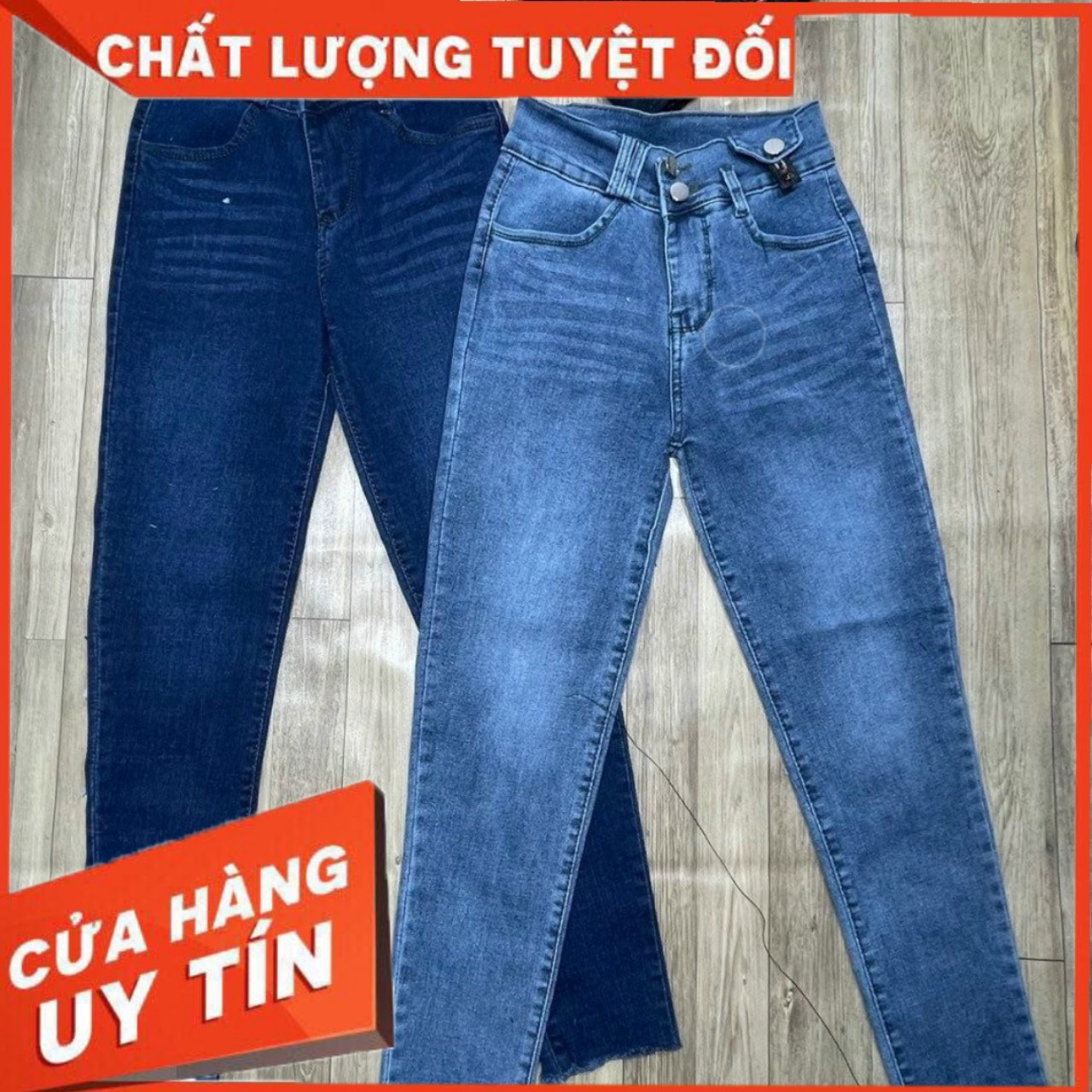 QUẦN JEAN NỮ LƯNG CAO