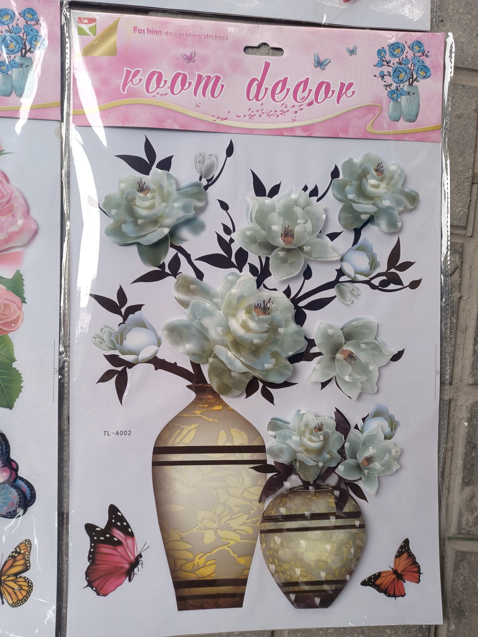 Tranh dán tường 3D hình hoa
