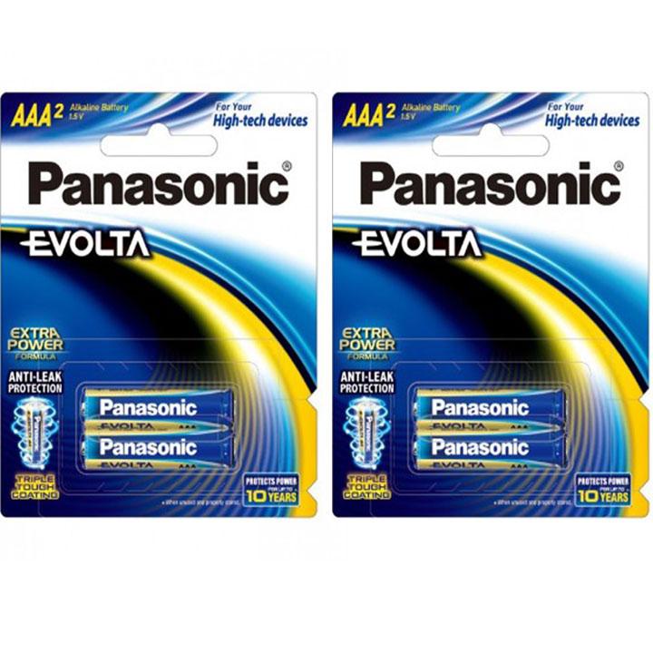[HCM]COMBO 10 VỈ PIN PANASONIC AAA ALKALINE EVOLTA LR03EG 2B VỈ 2 VIÊN.