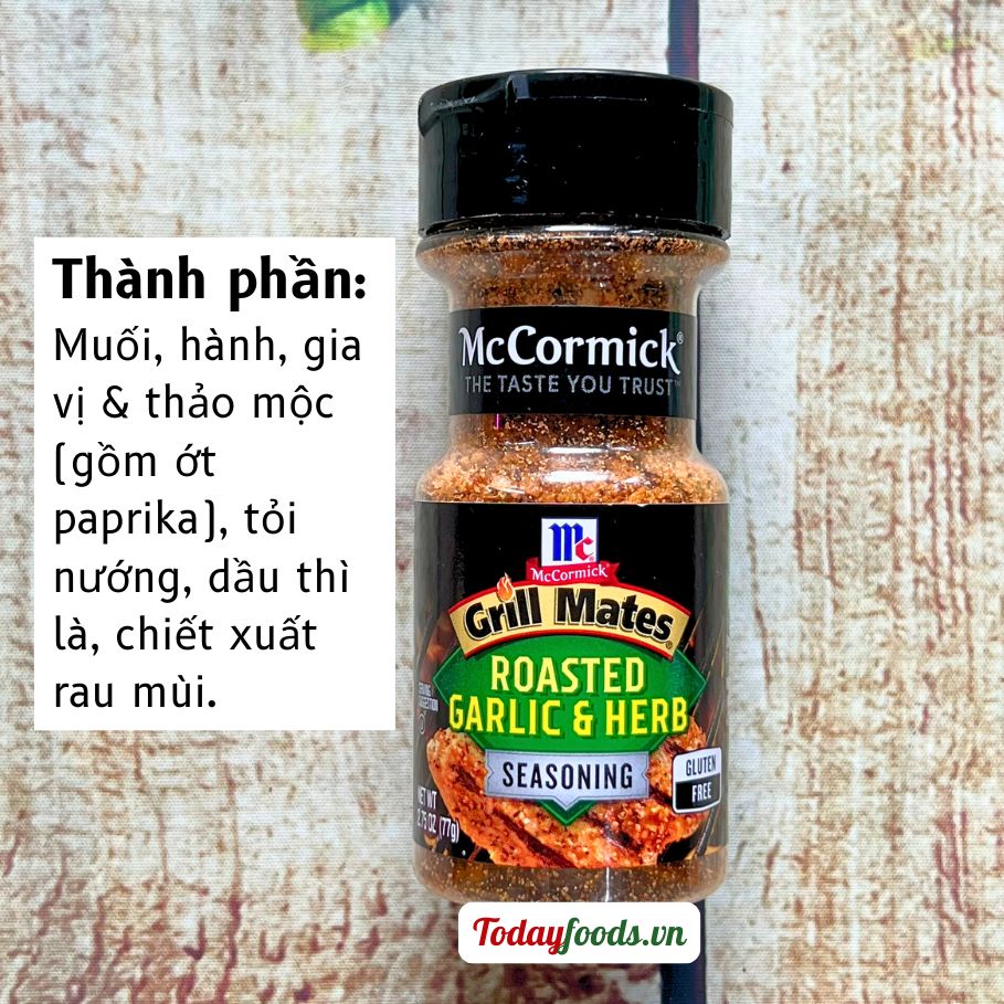 Gia vị mccormick grill mates seasoning