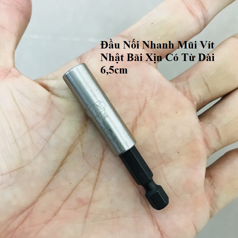 Đầu nối nhanh mũi vít nhật bãi có từ dài 6.5cm