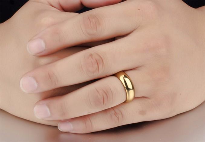 Nhẫn chỉ titanium vĩnh viễn không đen gỉ