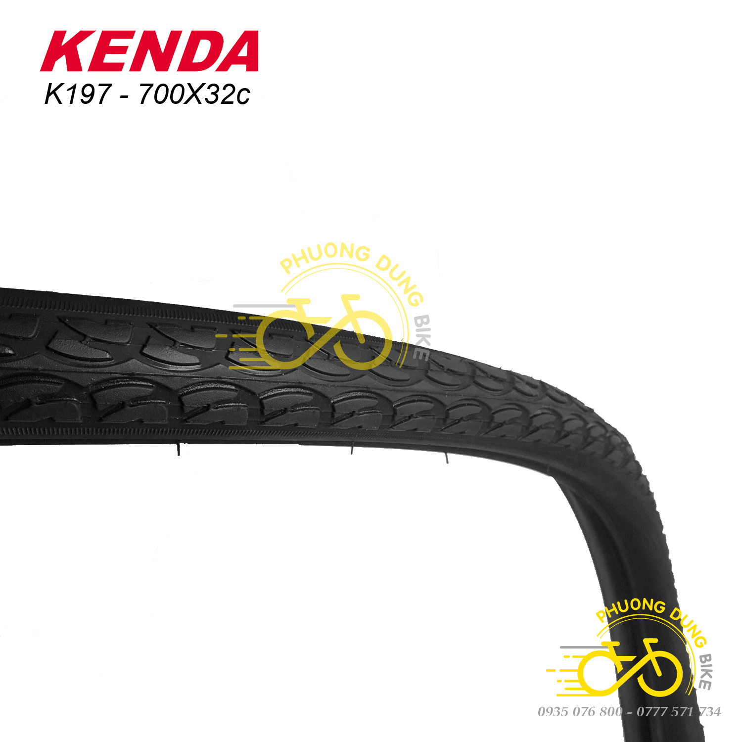Lốp (Vỏ) xe đạp KENDA VN K197 700x32C - 1 Cái