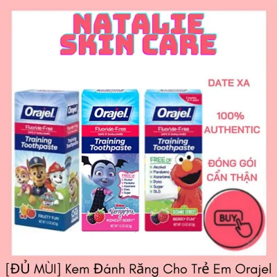 [ĐỦ MÙI] Kem Đánh Răng Cho Trẻ Em Orajel Training Toothpaste