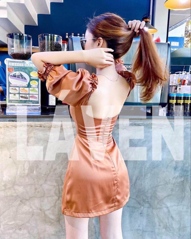 Đầm Lụa SATIN (Có Mút) Belle Fashion