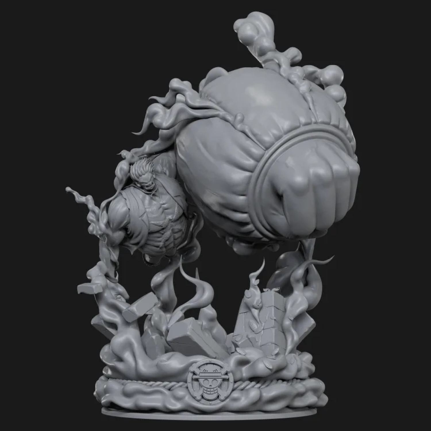 File in 3D Monkey D. Luffy Gear 4 - One Piece