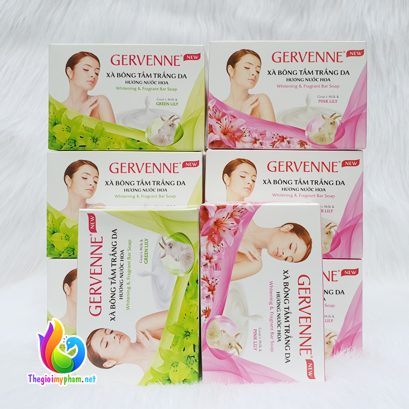 Combo 3 Cục Xà Bông Hương Nước Hoa Gervenne 120g