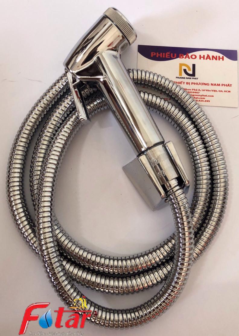 [HCM]Bộ Vòi Xịt Vệ Sinh Xịt Bồn Cầu và Dây và Cài VX23 XỊT CÒ XI CÓ RĂNG CƯA lớp xi đẹp 5 lớp tia nước to manh vòi xịt vệ sinh toilet