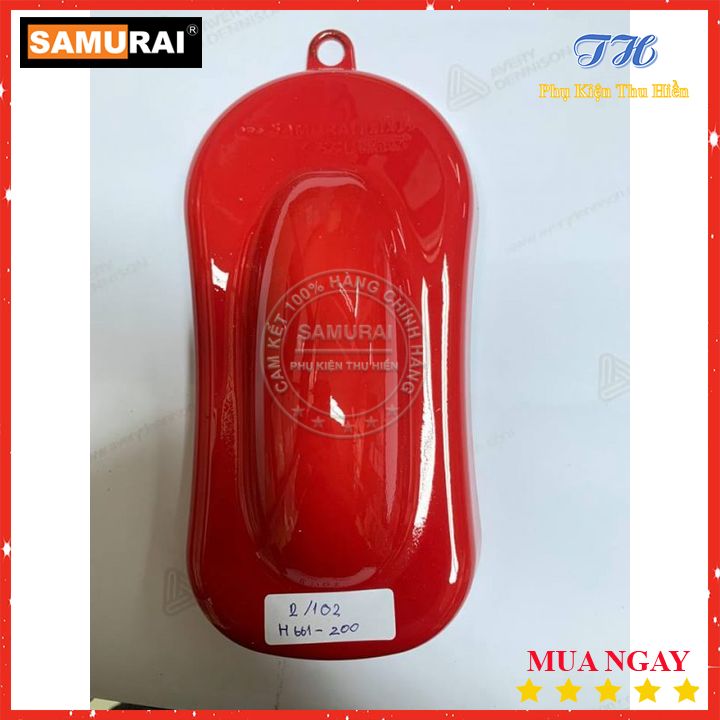 Sơn Xịt Samurai Màu Đỏ Tinh Khiết - Mã H661-200