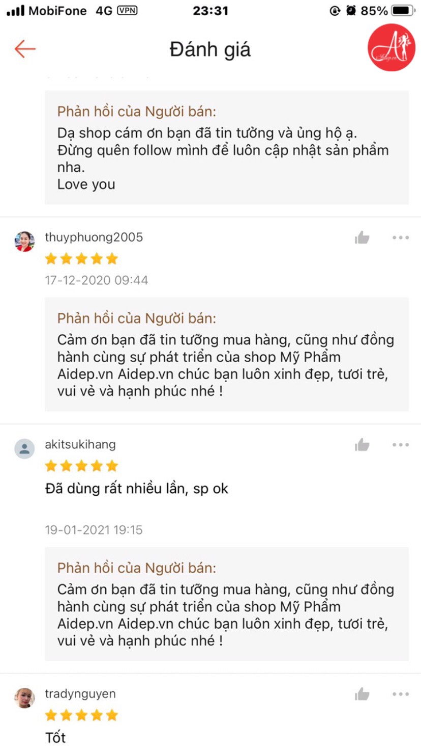 Son dưỡng màu Vacosi - Aidep