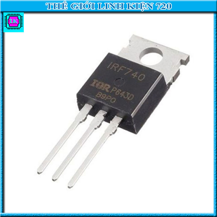 Mosfet IRF740 TO-220 10A 400V N-CH