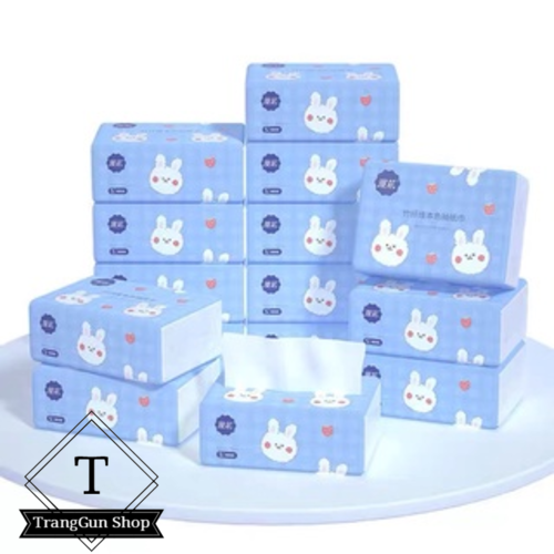 Sale !!! Giấy Ăn Rút Hình Thỏ Siêu Hót [Bán Lẻ 1 Gói]