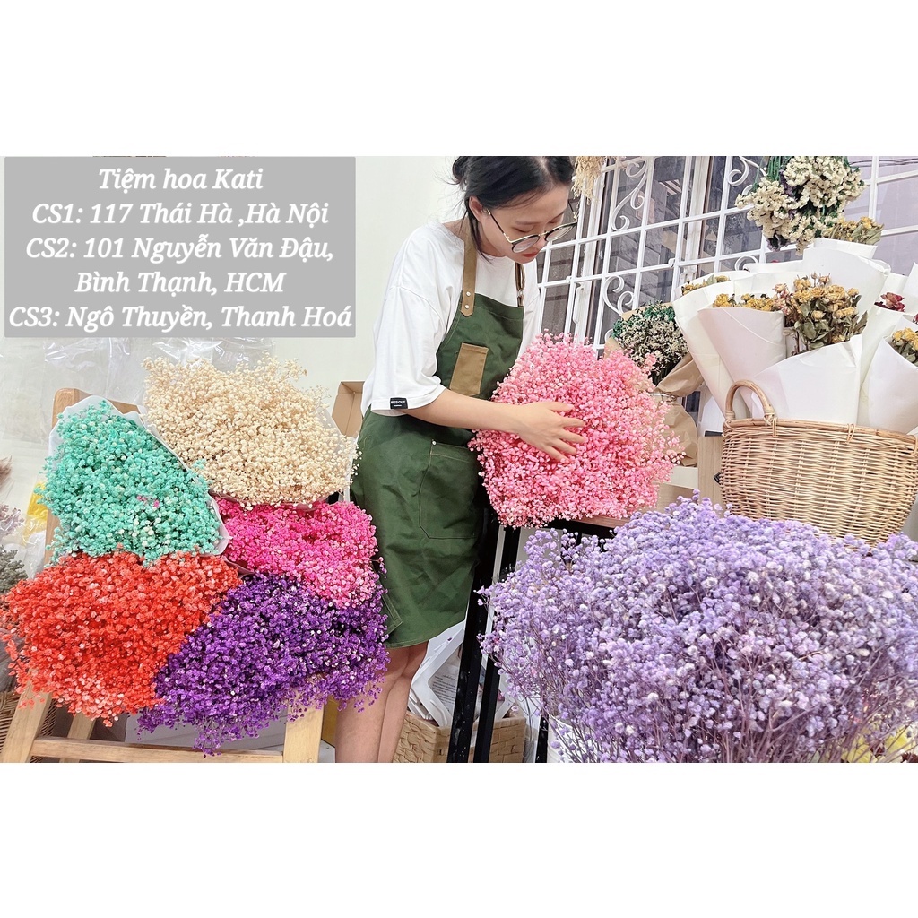 [Bó 400-450 gram] Bó hoa baby khô size lớn