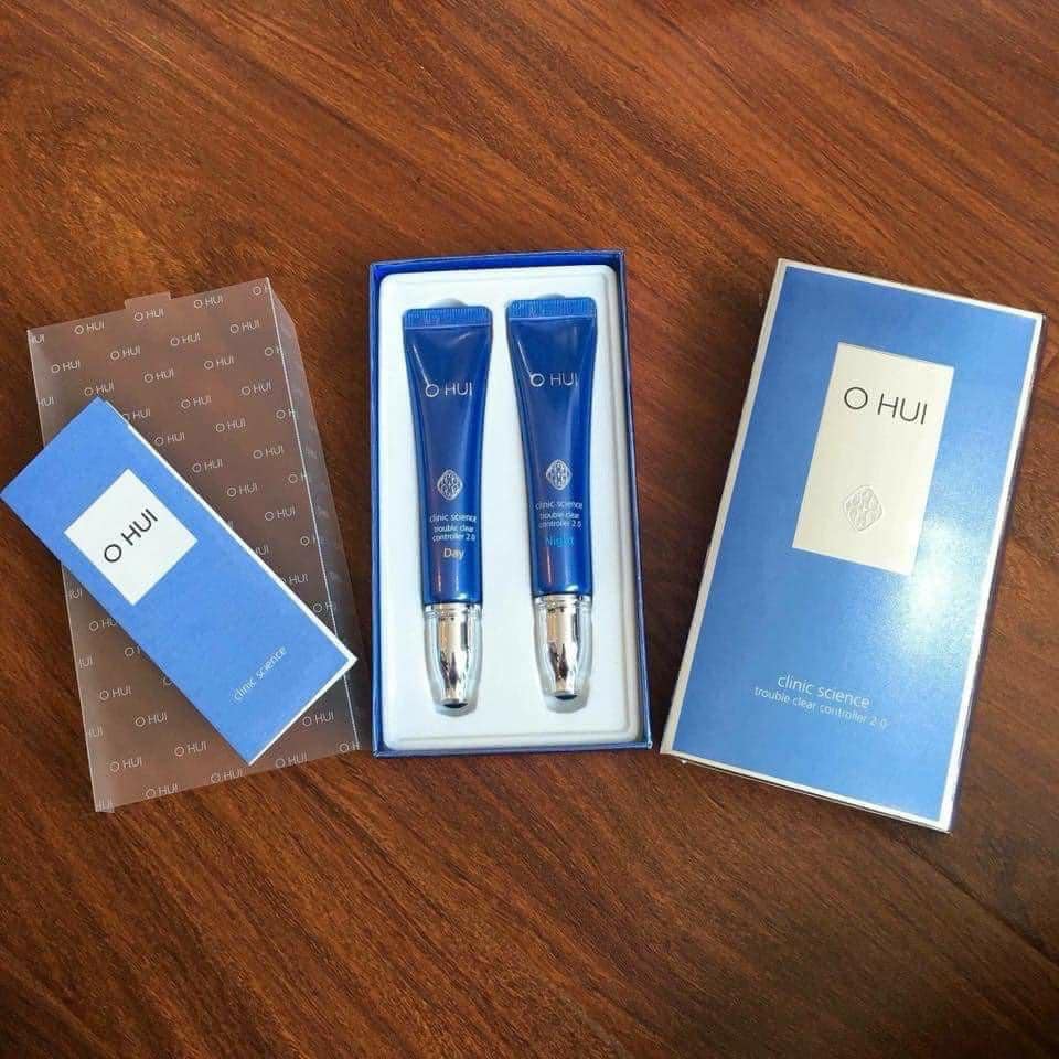 Ohui clinic trouble clear controller 2.0 day&night - Cặp mụn ngày đêm Ohui