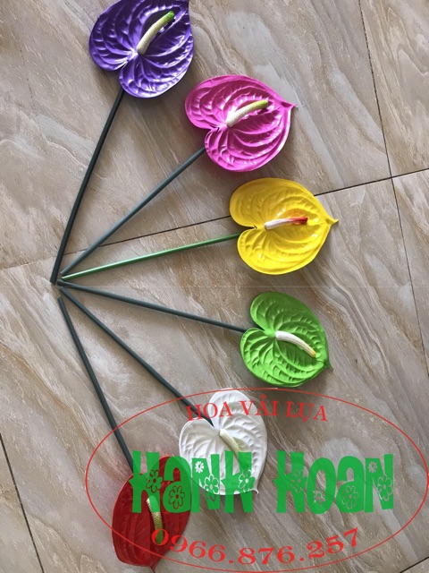 Combo 10 Lá hồng môn - Hoa giả