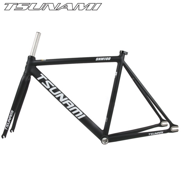 Khung xe đạp Fixed Gear Tsunami SNM100 đầy đủ phụ kiện