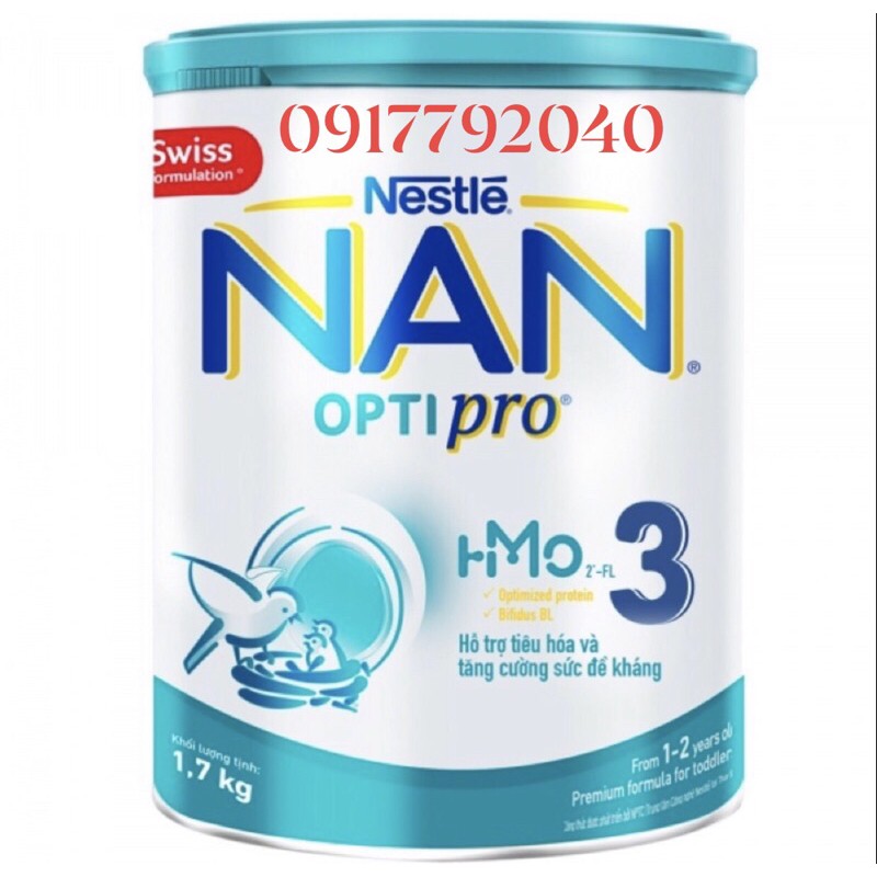 Sữa Nan HMO OPTIPRO 3 1,7kg