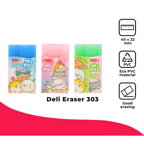 Tẩy thạch hình mèo deli - eh303