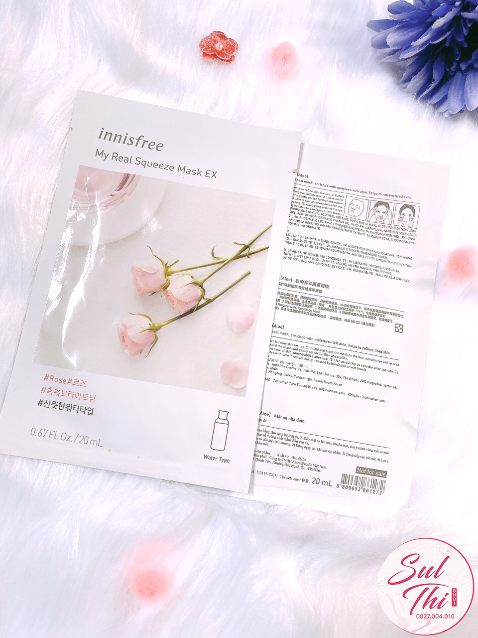 Combo 13 Mặt nạ Innisfree My Real Squeeze Mask EX Mix
