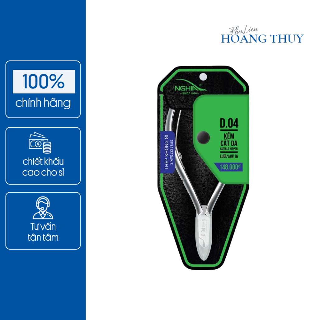 Kềm cắt da NGHĨA D.04 Jaw 16