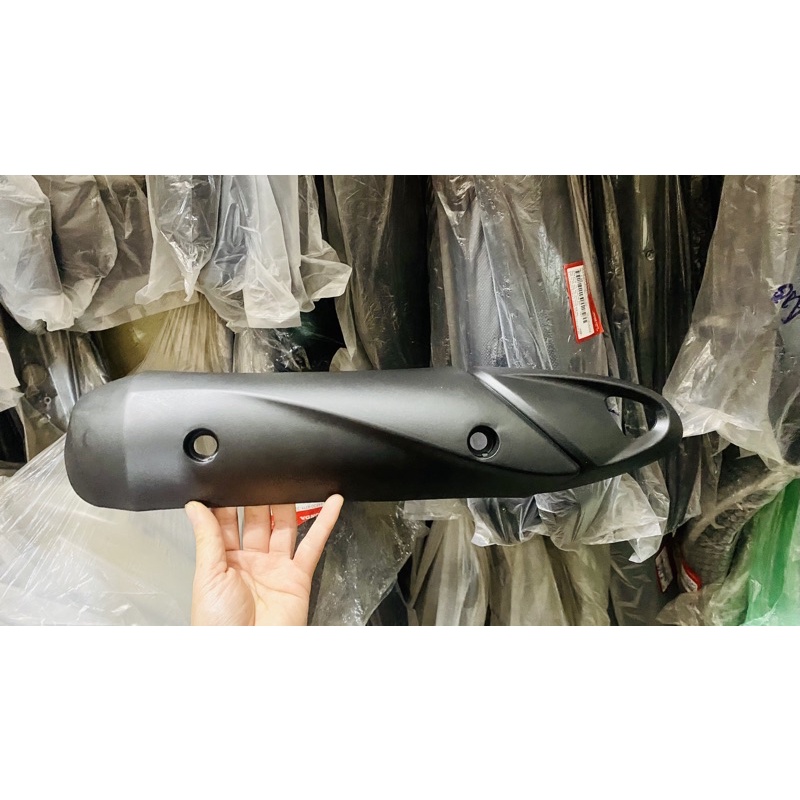 Ốp bô, chê bô, che ống xả honda vision 2010-2019