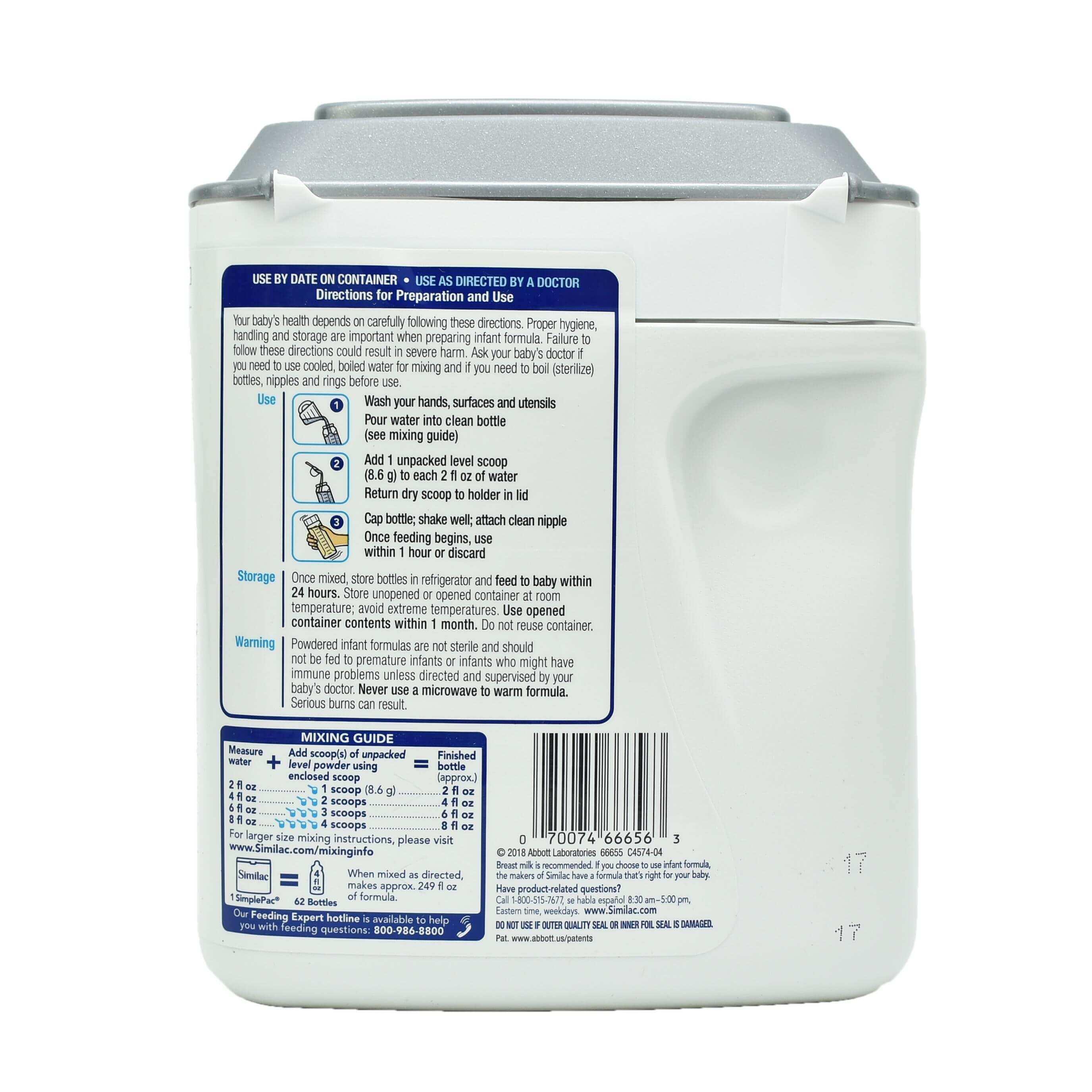 SỮA BỘT SIMILAC PRO-ADVANCE HMO NON-GMO MỸ 964G (Date 4.2022)