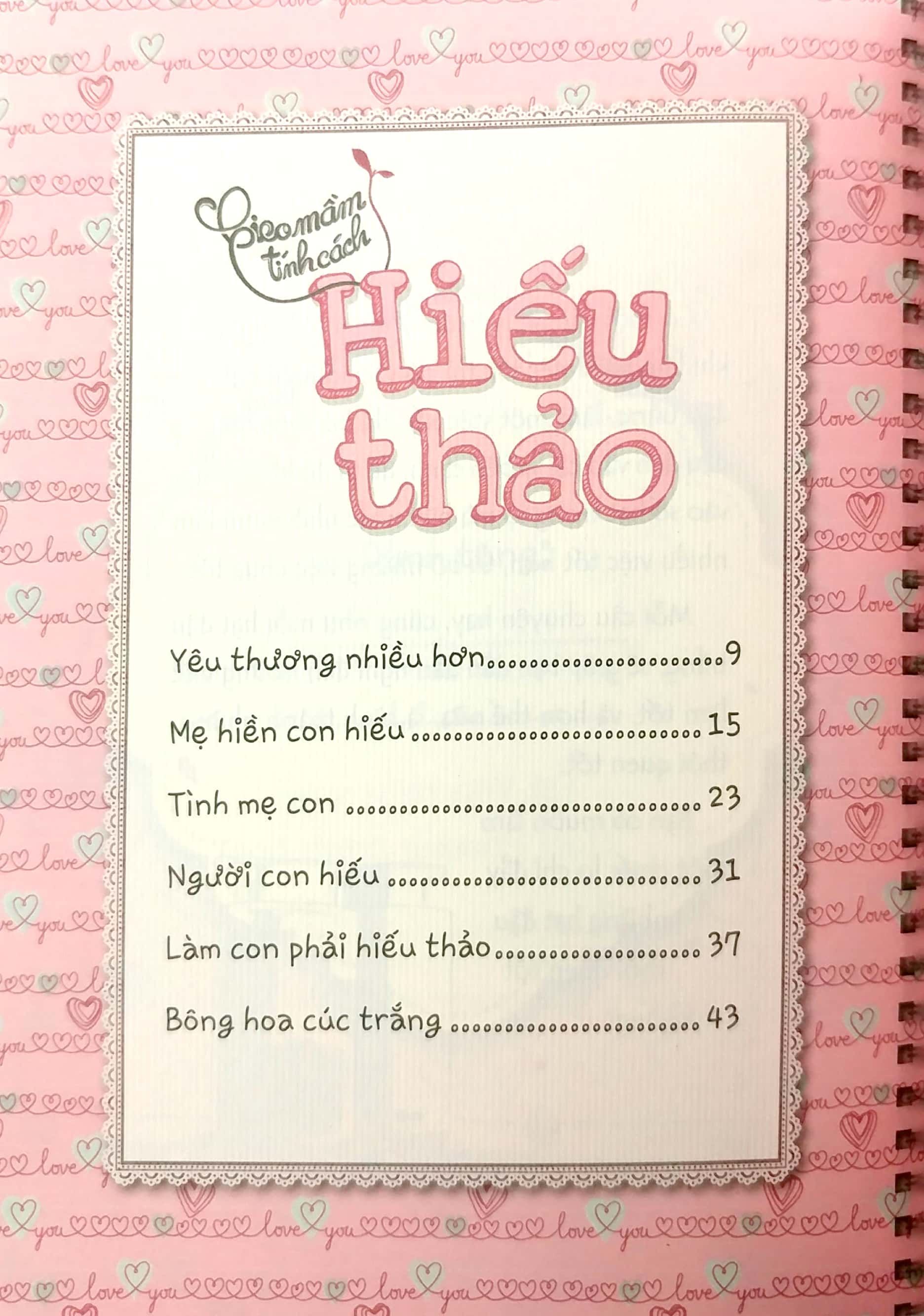 Gieo Mầm Tính Cách - Hiếu Thảo
