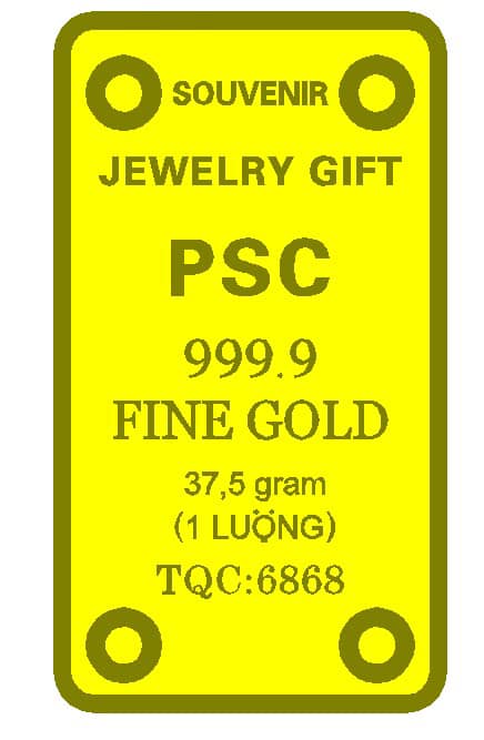 Vàng miếng 9999 mạ vàng 24k( GIÁ 1 MIẾN G )
