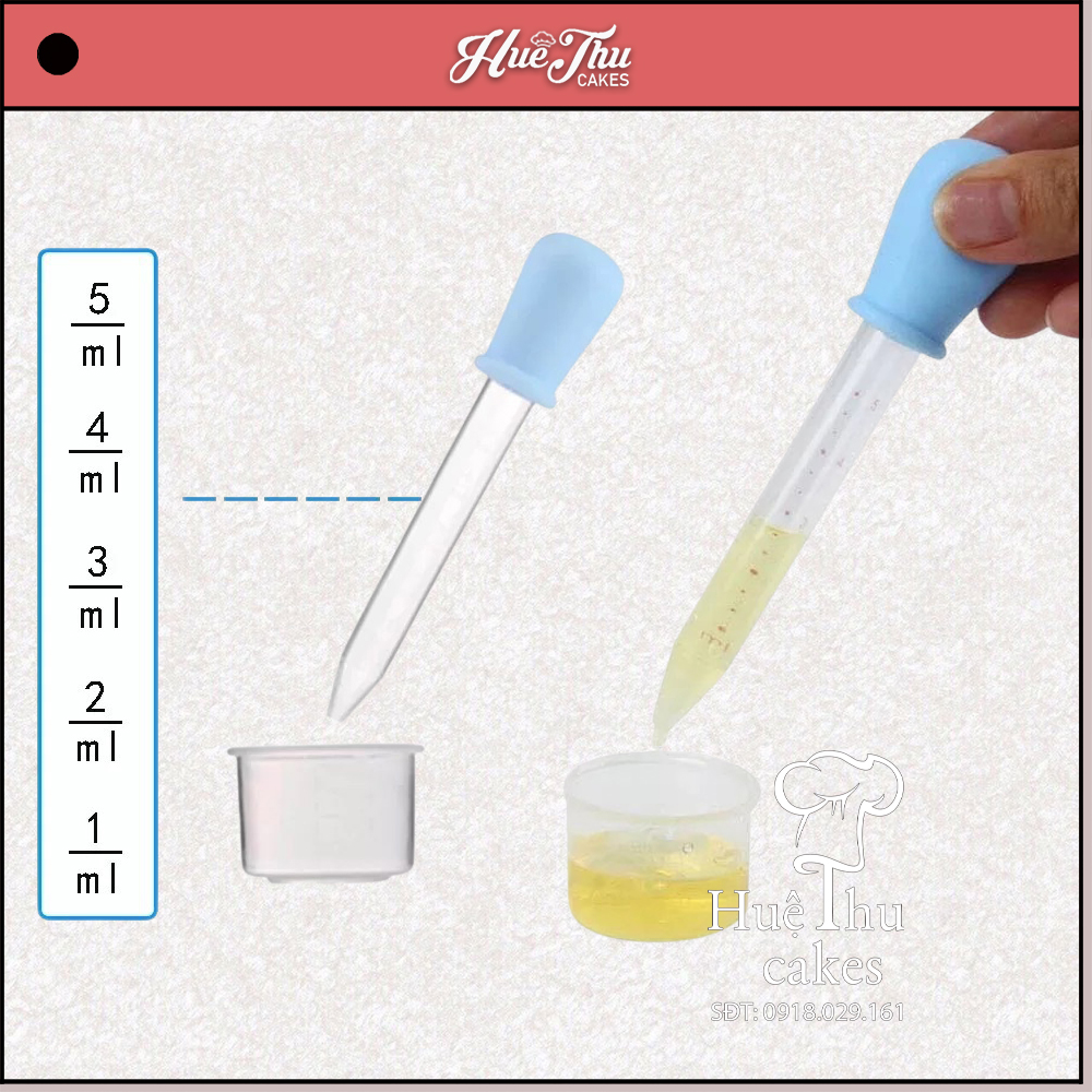 Ống bóp nhỏ giọt silicon 5ml