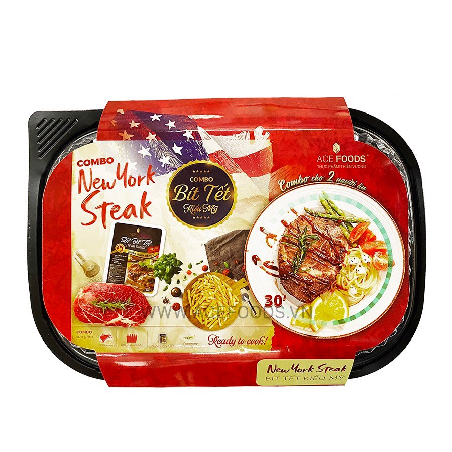 Siêu thị WinMart -Combo Bít tết Acefoods vị nấm vị tiêu