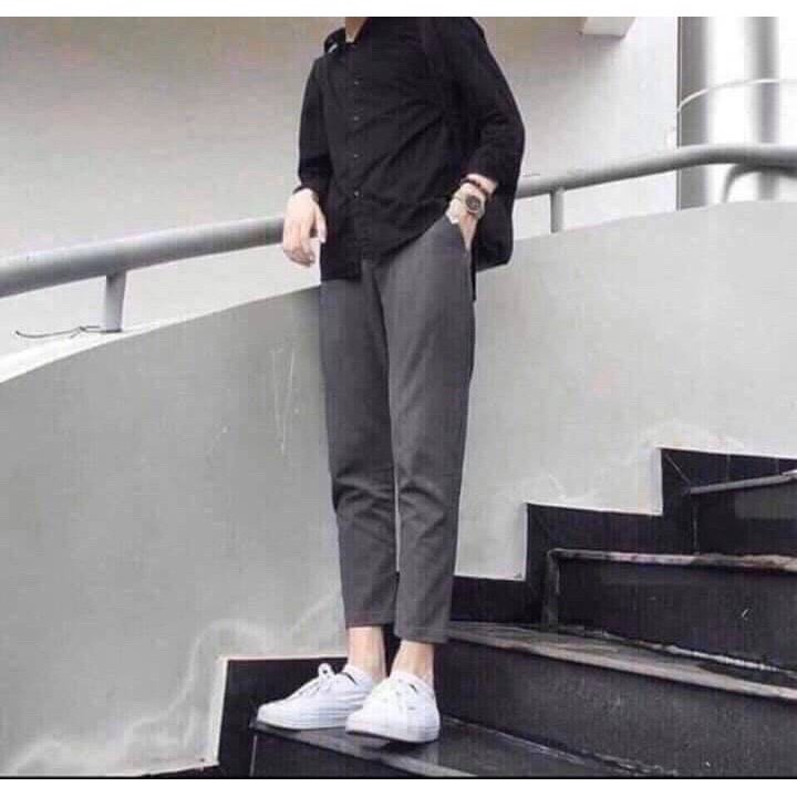 [HCM]VIDEO THẬT - Quần kaki baggy unisex basic [ ẢNH THẬT CUỐI ]