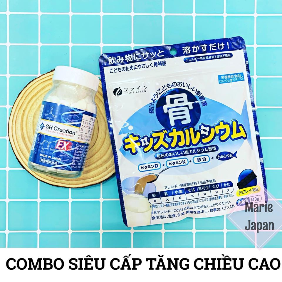 Combo Tăng Chiều Cao Gh Creation Ex Nhật Bản