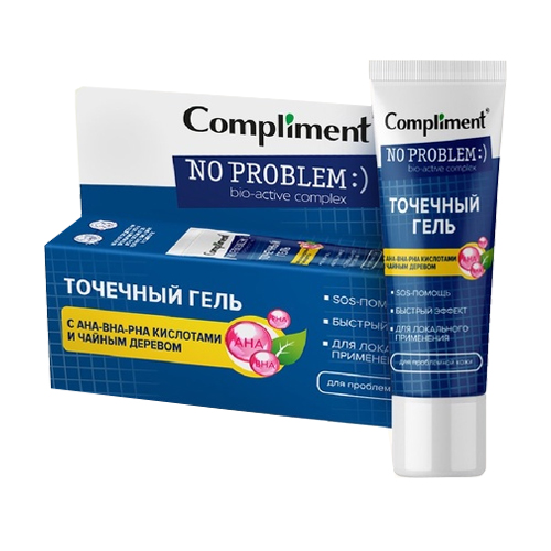 [FREESHIP] Gel Chấm Mụn Compliment No Problem T238 AHA - BHA - PHA - Tea Tree 25ml - NEON BEAUTY