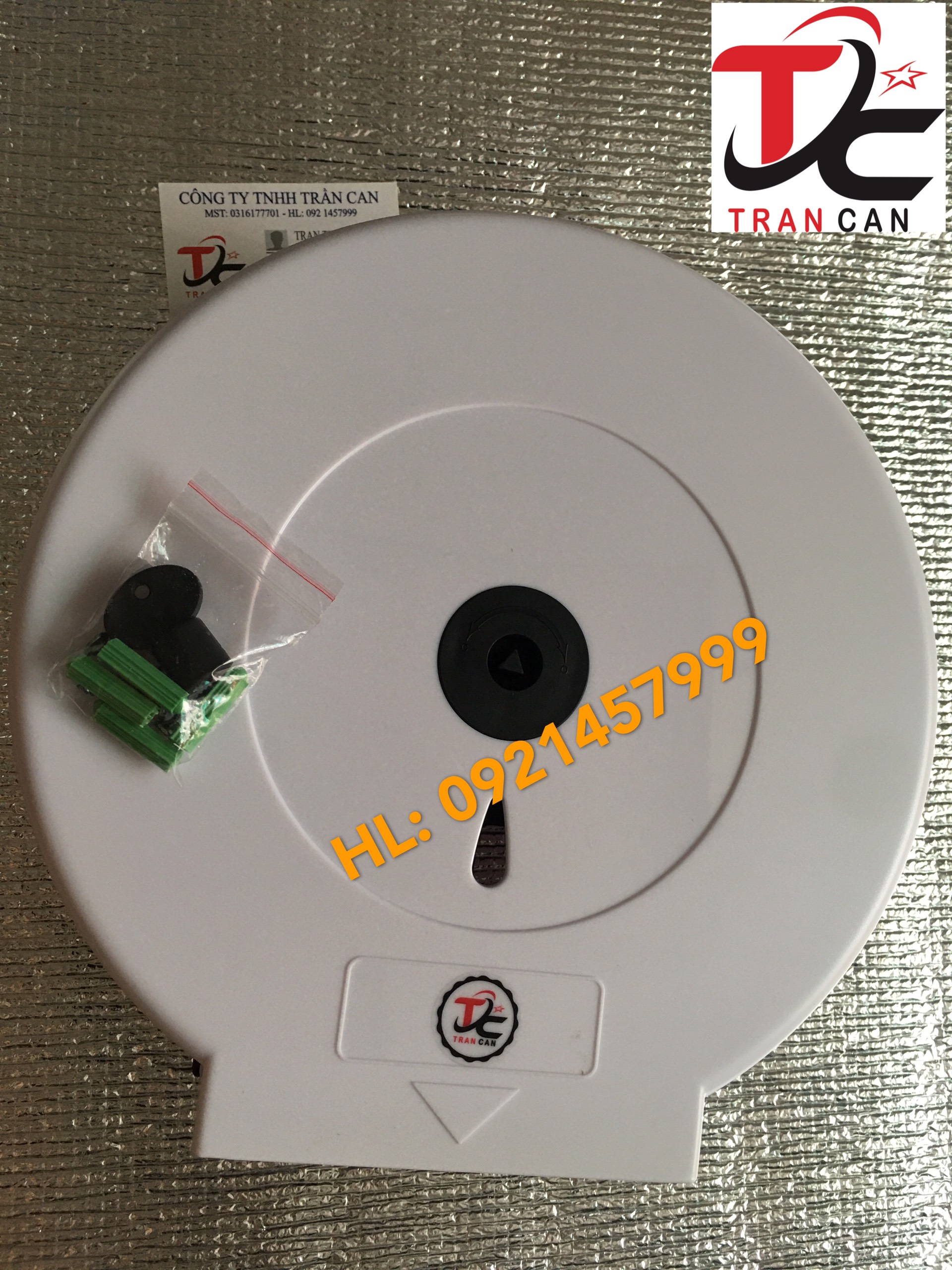 Hộp đựng giấy vệ sinh cuộn lớn - Xanh đen