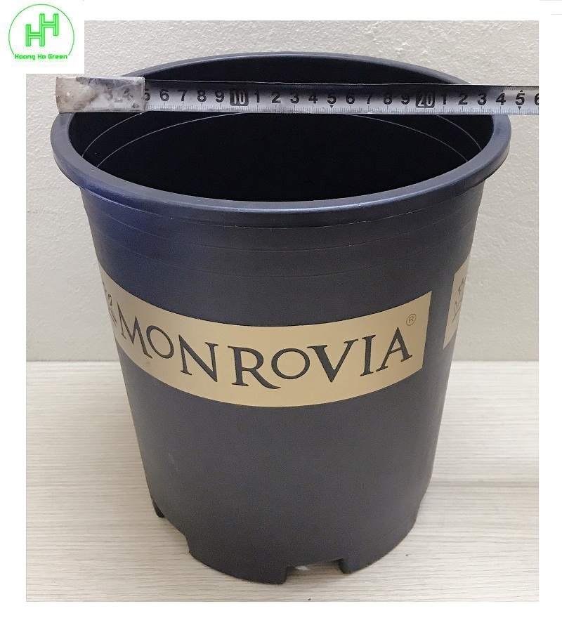 5 Chậu MONROVIA CH Garden 3Gal - Màu Đen