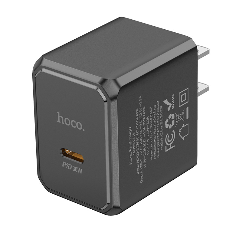 Củ sạc nhanh 30w Hoco CS15 có cổng sạc type-c và chân cắm dẹp