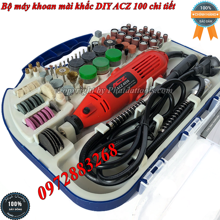 Bộ máy mài khắc ACZ 100 chi tiết