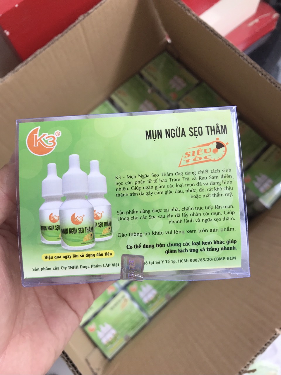 Sỉ Lố (12 Tuýp ) Mụn Sẹo Thâm K3