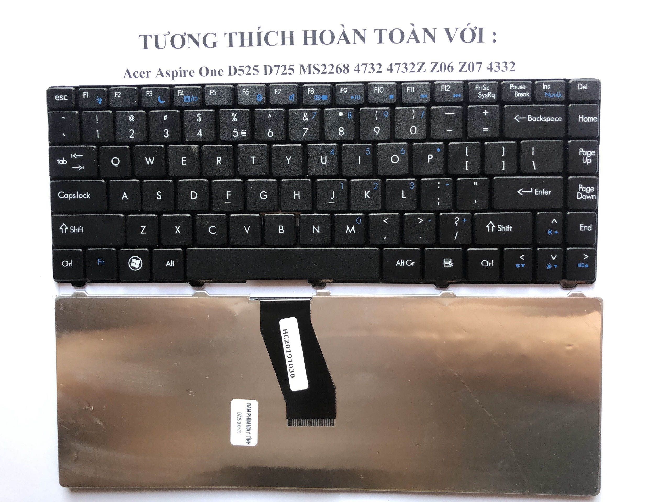 [HCM]Bàn phím cho  ACER eMachines D525 D725 MS2268 4732Z 3935 Z06 Z07 NV44 NV40 4332 Hàng mới 100%