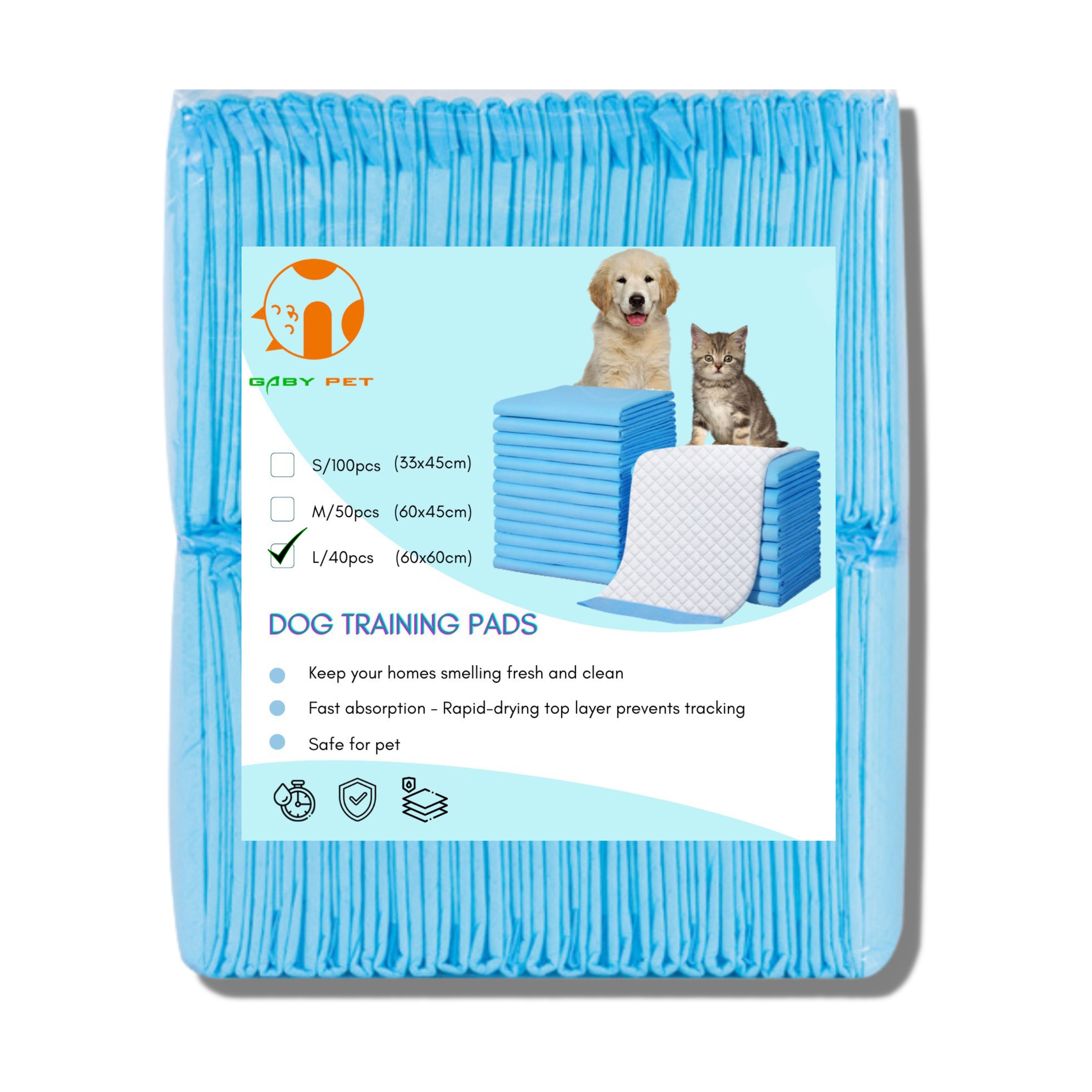 Tã Lót Chuồng Cho Chó Mèo, Tả Chó Siêu Thấm Hút, Loại Dày 1.4kg