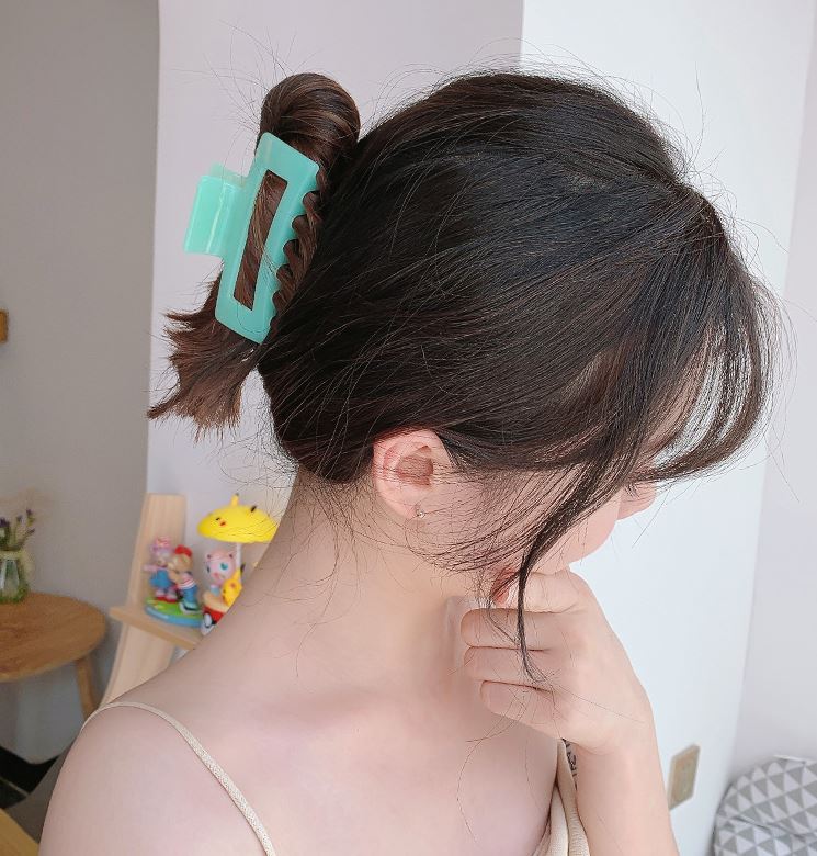Kẹp Tóc Càng Cua Màu Trơn Thanh Lịch Cho Nữ C55