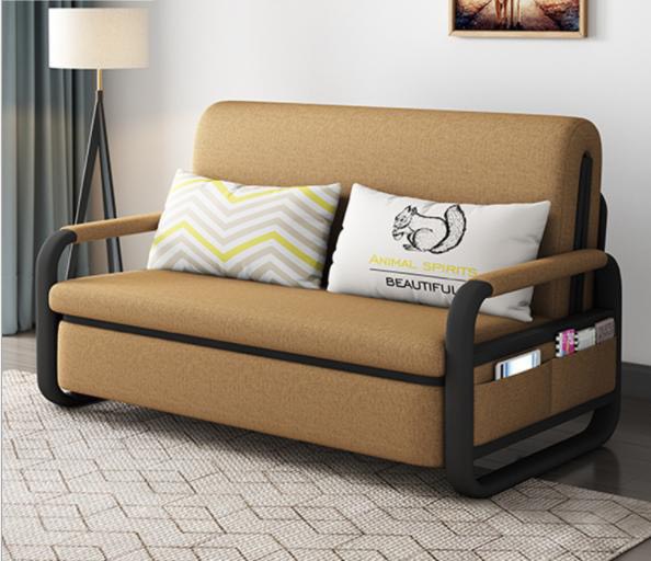 [Trả góp 0%] Giường sofa thông minh đa năng, ghế sofa giường thông minh ,Sofa giường kéo gấp gọn khung thép có ngăn chứa đồ (KT: 1m6 x 1m9) - Tặng kèm 2 gối