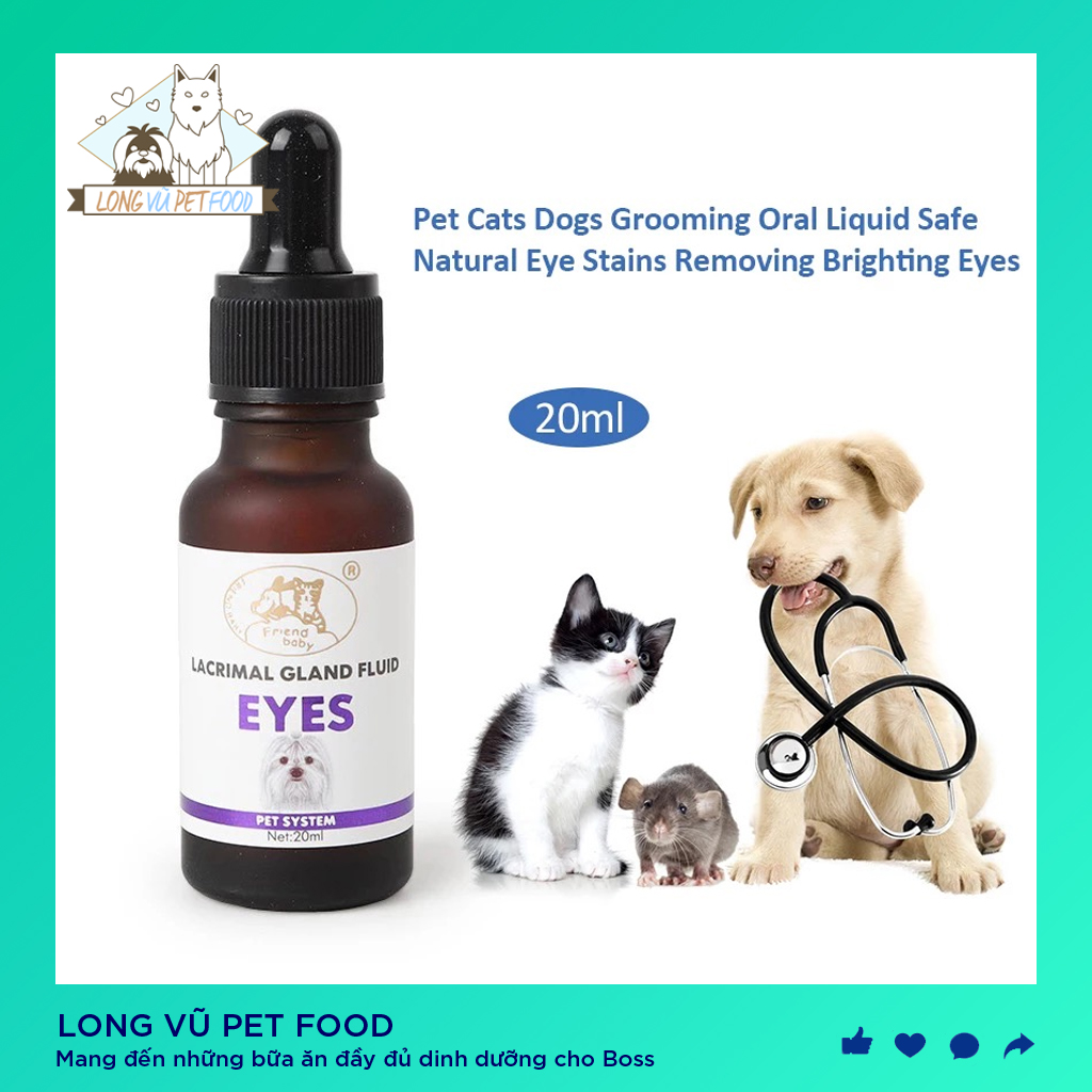Siro Uống Chống Chảy Nước Mắt Chó Mèo Lacrimal Gland Fluid EYES