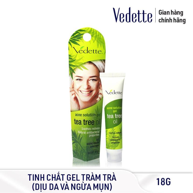 Gel kháng khuẩn ngừa mụn tinh chất tràm trà Vedette 18g