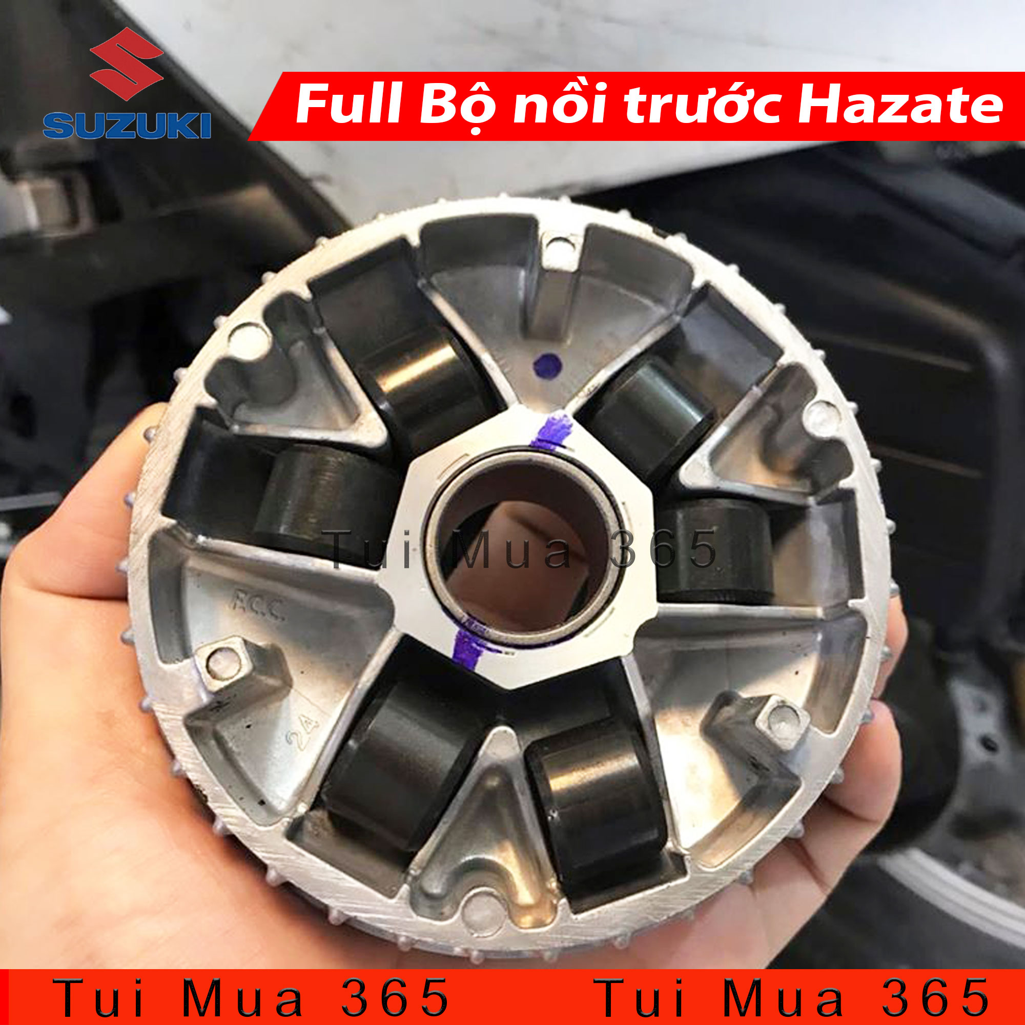 [HCM]Full Bộ Nồi Trước Suzuki HAYATE Zin Hãng