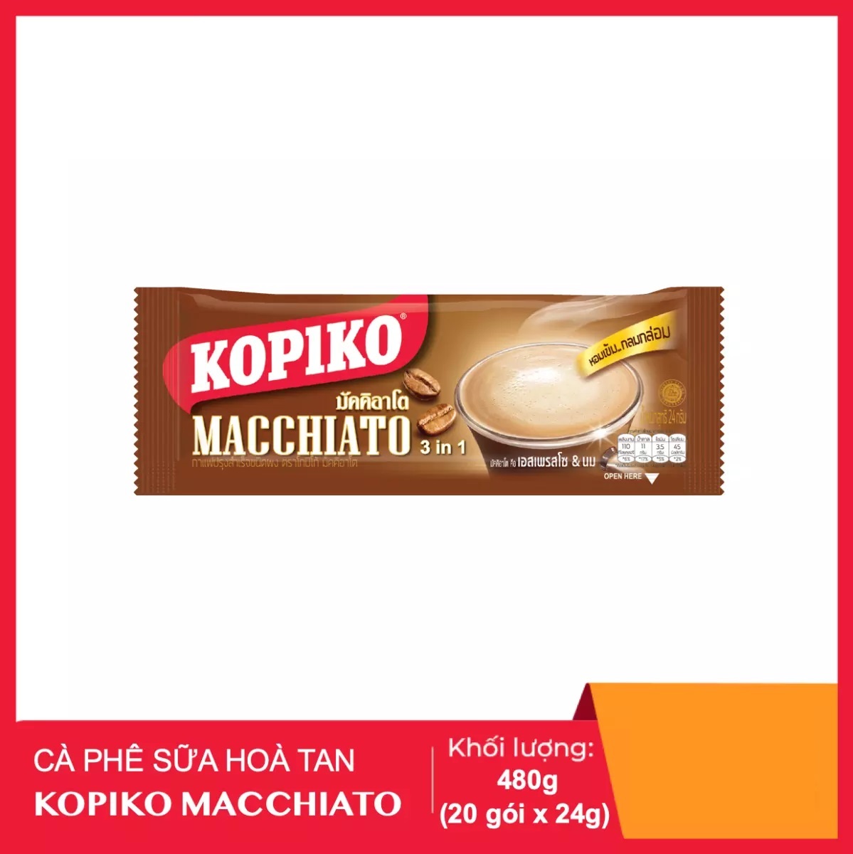 Kopiko Macchiato Instant Coffee 400g Bag