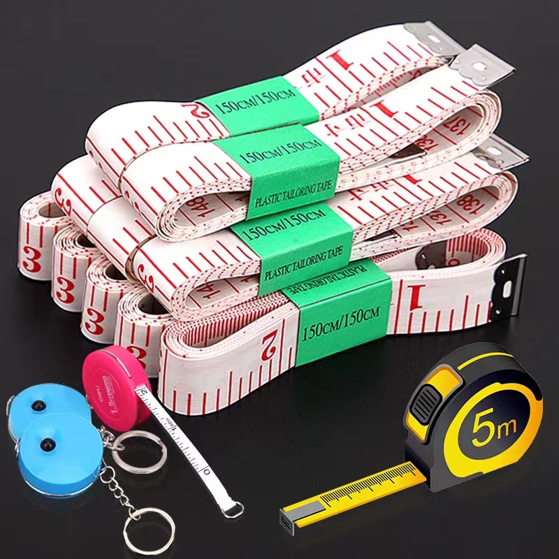 Sewing string ruler, measuring three loops
